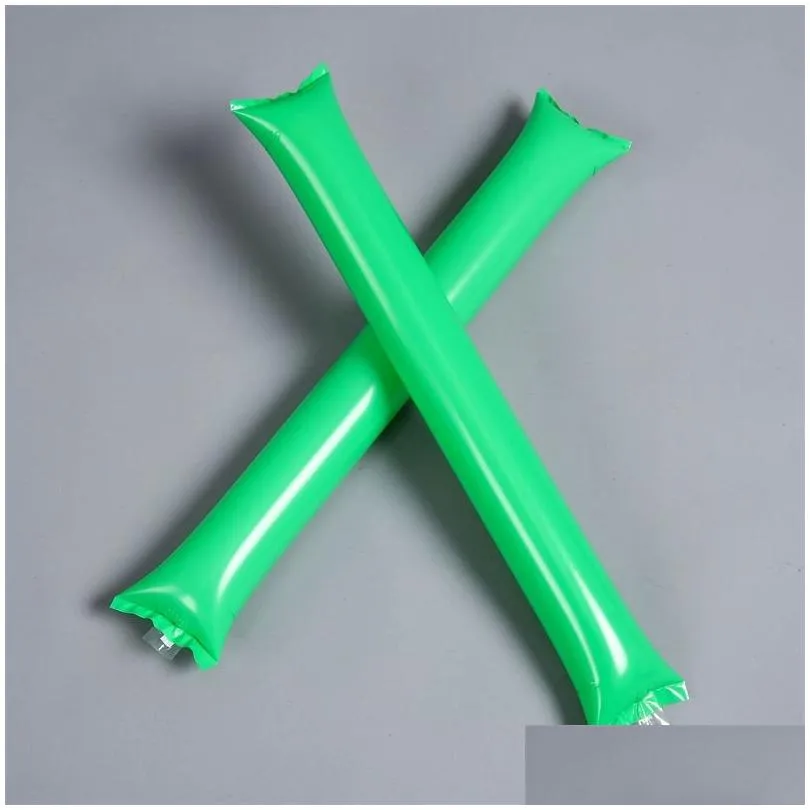 60cm inflatable cheering stick toys noise maker colorful cheers bar fuel rod party supplies inflatable cheer sticks 2054 e3