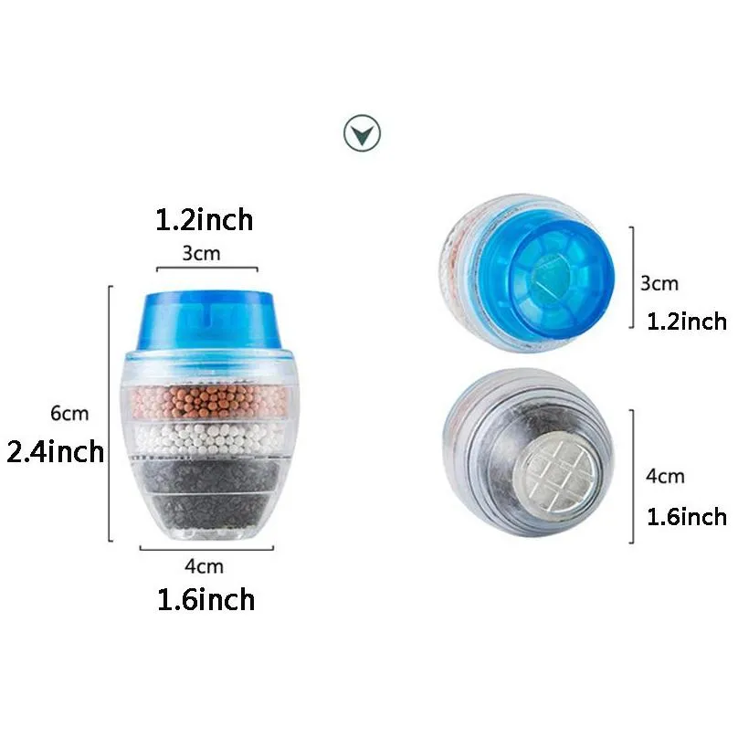 household activated carbon water filter mini kitchen faucet purifier water purifying water clean filter tap filtration cartridge dbc