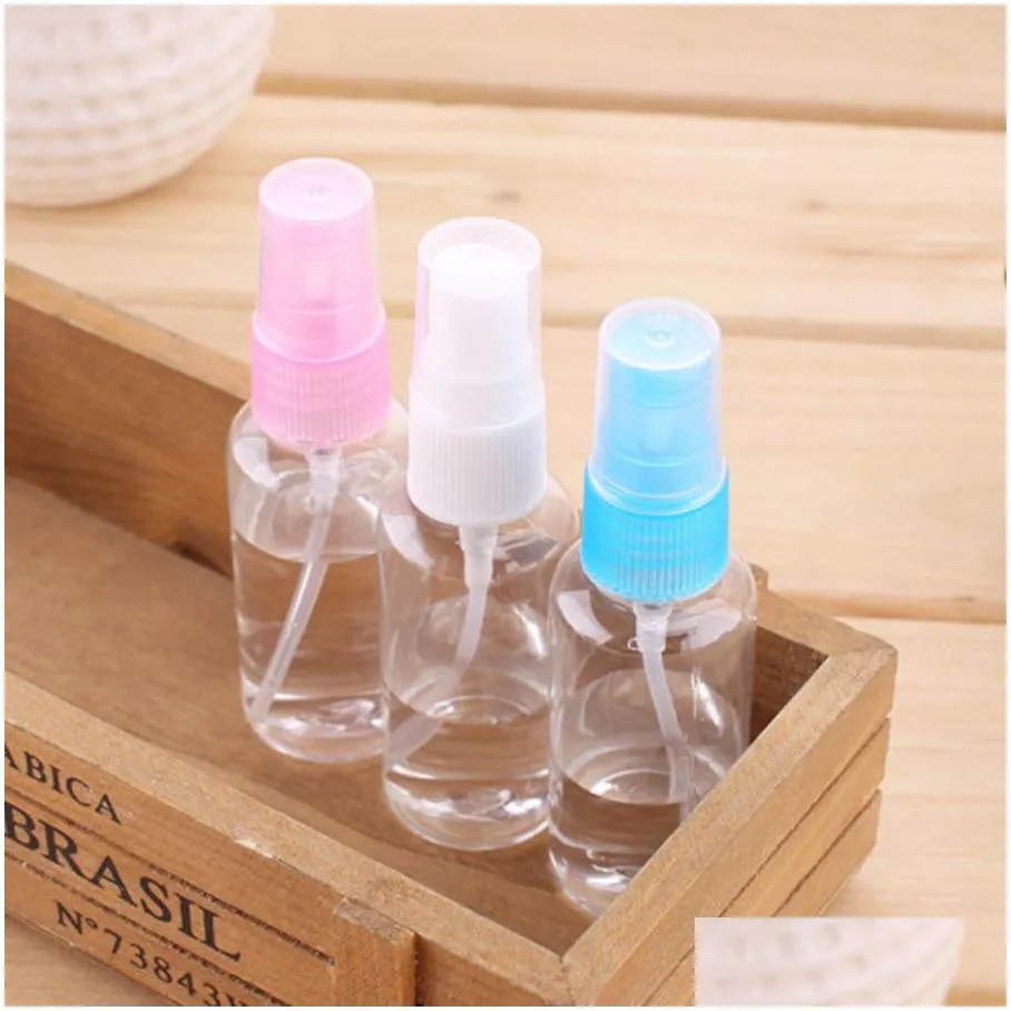 wholesale outdoor travel portable 30ml airless pump bottle plastic cosmetic makeup mist spray bottle perfume atomizer dh0692 t03