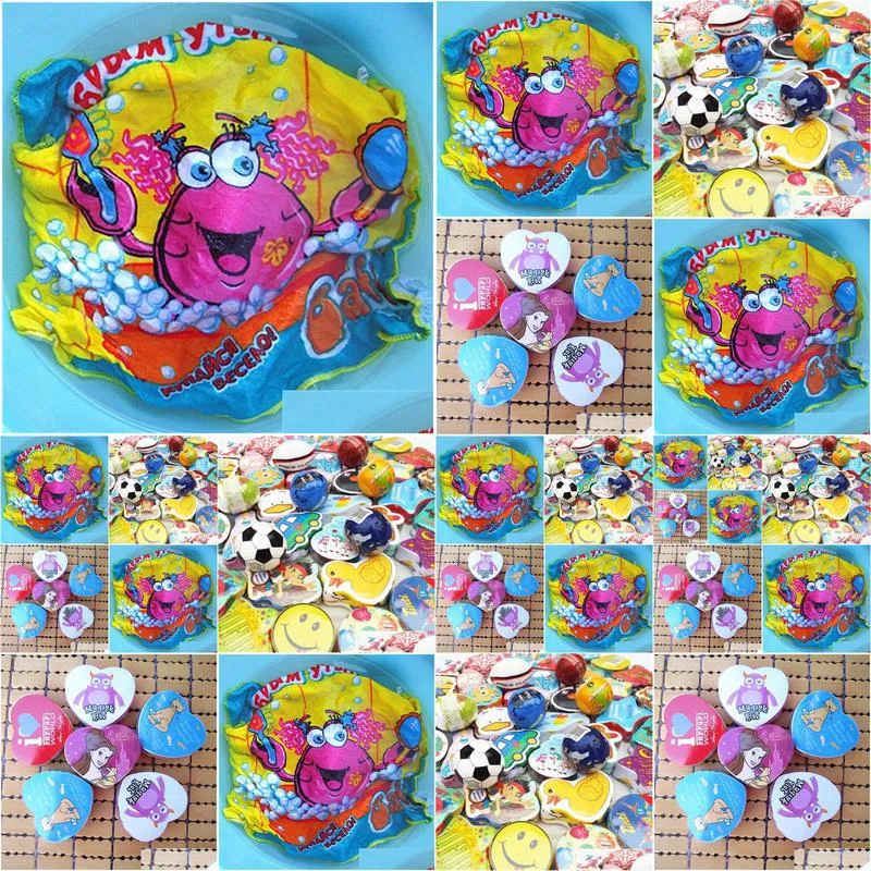 fg343 child cartoon carry gifts cotton compressed travel towel small square 30x30cm 12pcs/lot wholesale y200429