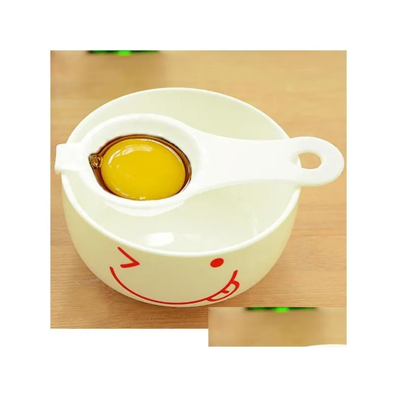 kitchen accessories long handle plastic leaking egg white tool egg yolk separator white yolk filtration isolation eggs dividers dh0059