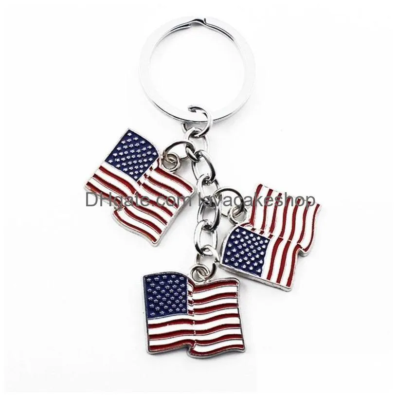 party favor keychain various shapes flag british style pendant gift favor car united kingdom american foreign affairs gifts national flags key 1459