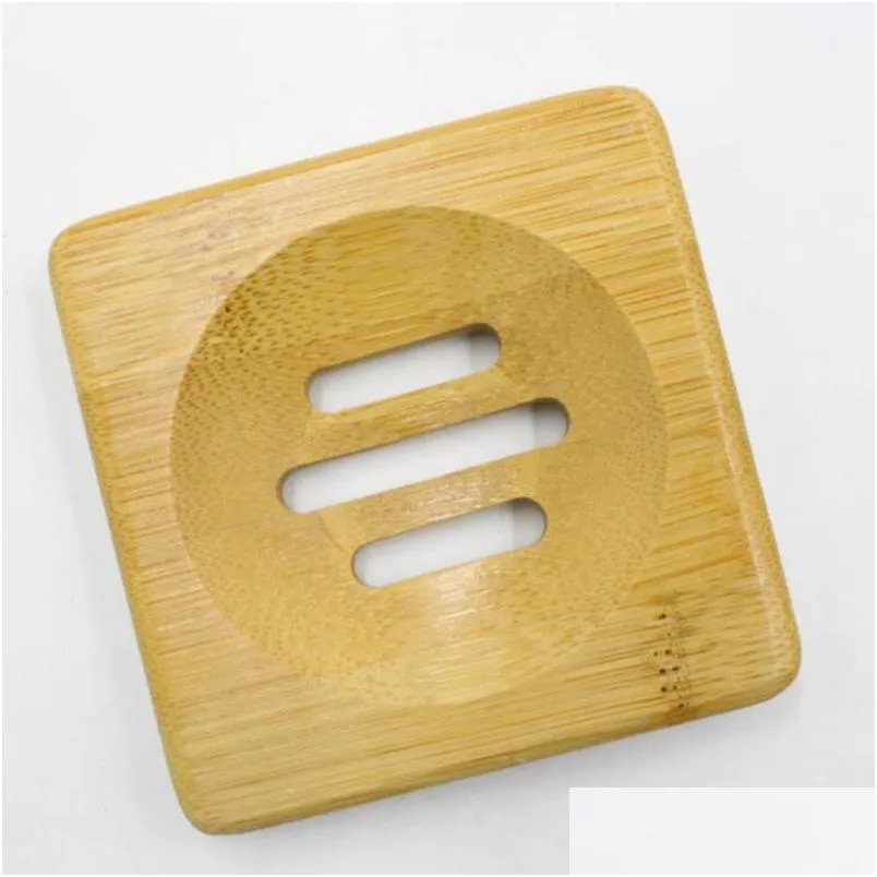 natural bamboo wooden soap dish wooden soap tray holder storage soap rack plate box container for bath shower bathroom accessory