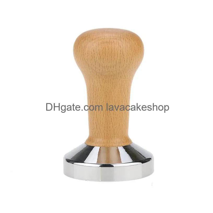 49mm/51mm/53mm/54mm/58mm/58.35mm coffee barista espresso flat tamper base press mat dosing ring coffee basket portafilter holder