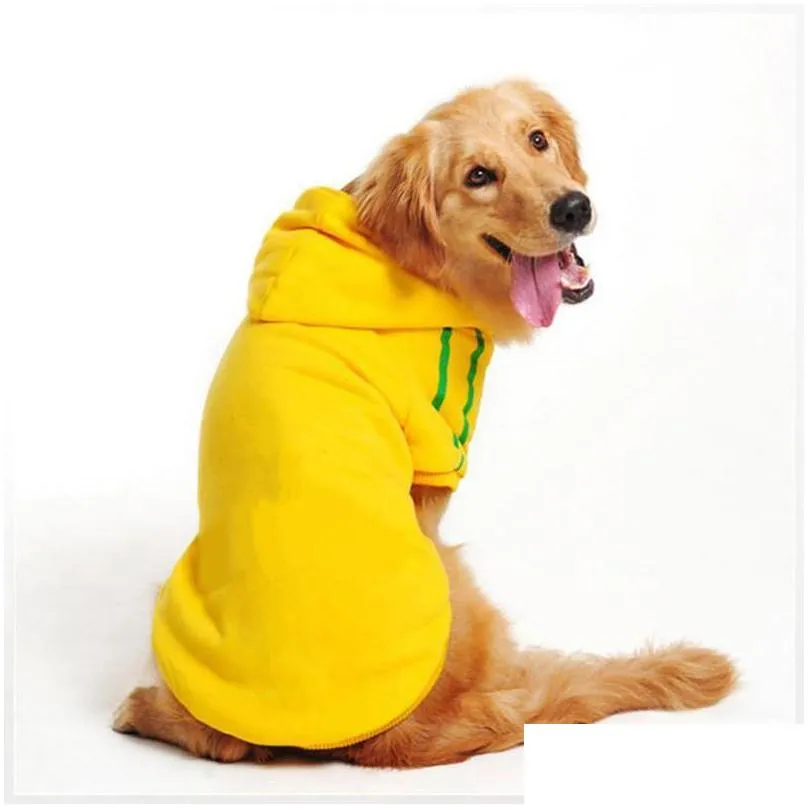 winter warm large dog clothes hoodie coat sweater for dogs pet golden retriever labrador alaskan apparel
