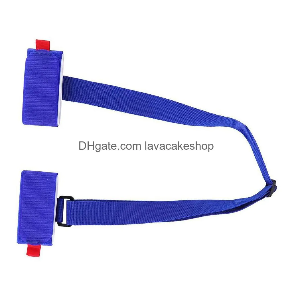 ski snowboard shoulder carrier nylon strap holder snowboarding accessoryblue