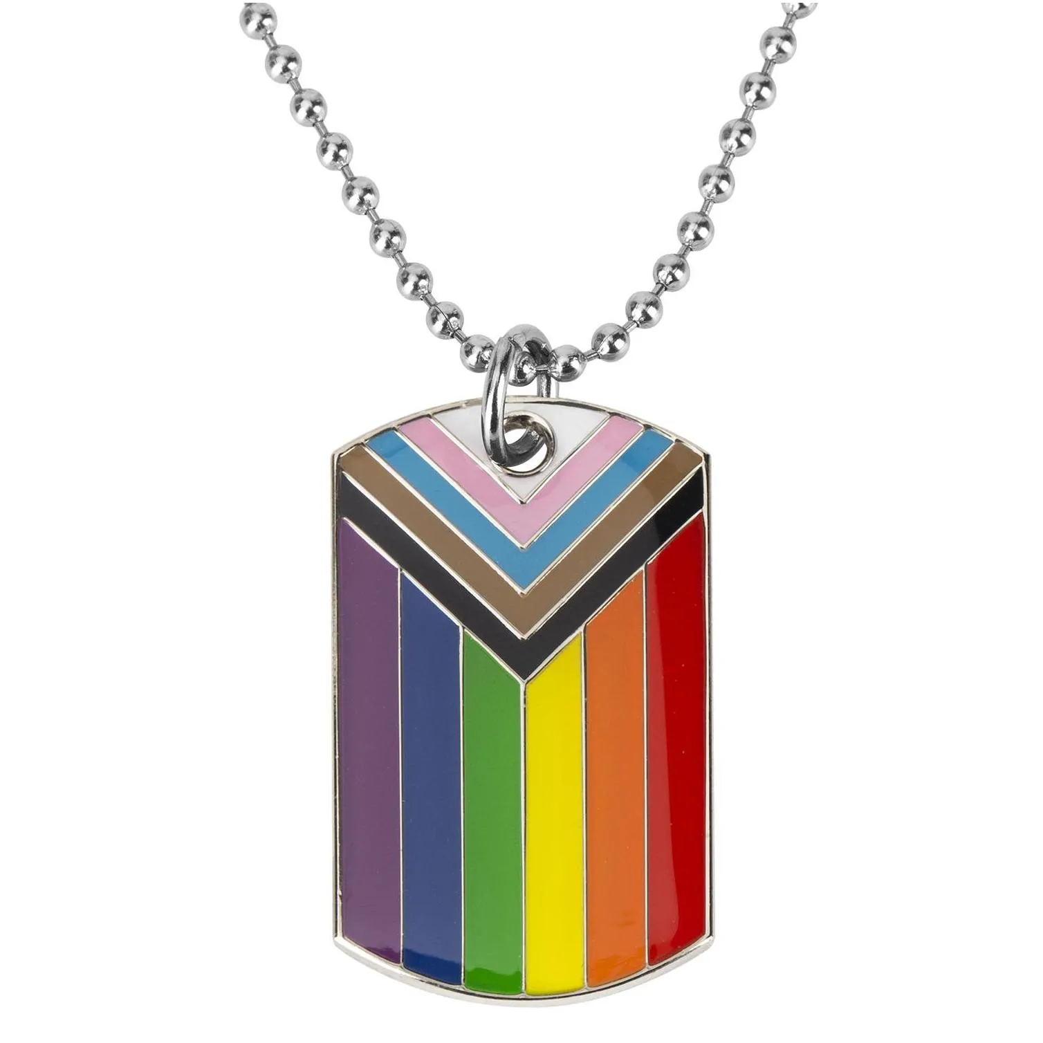 rainbow necklace lgbt badge pride lapel pin gay pride bisexual rainbow badge pins brooch