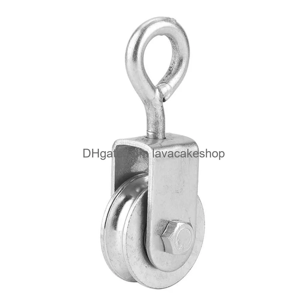 0.3 tonsloading single pulley block swivel pulley roller lifting wheel for wire rope 01