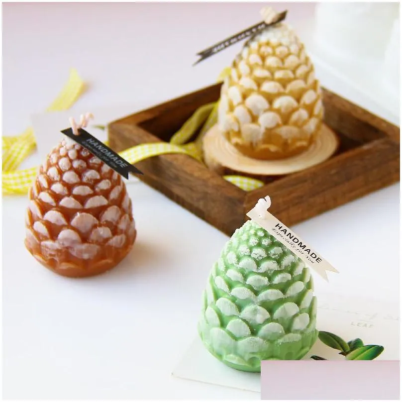 craft tools moule silicone bougie candle moldes silikon form para velas forma silikonowa making pine cone shape decoration