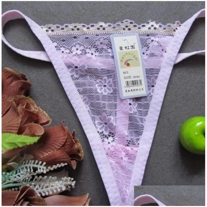 lace transparent women underwear underpants lady charm sexy t back europe and america 1 2bm j2