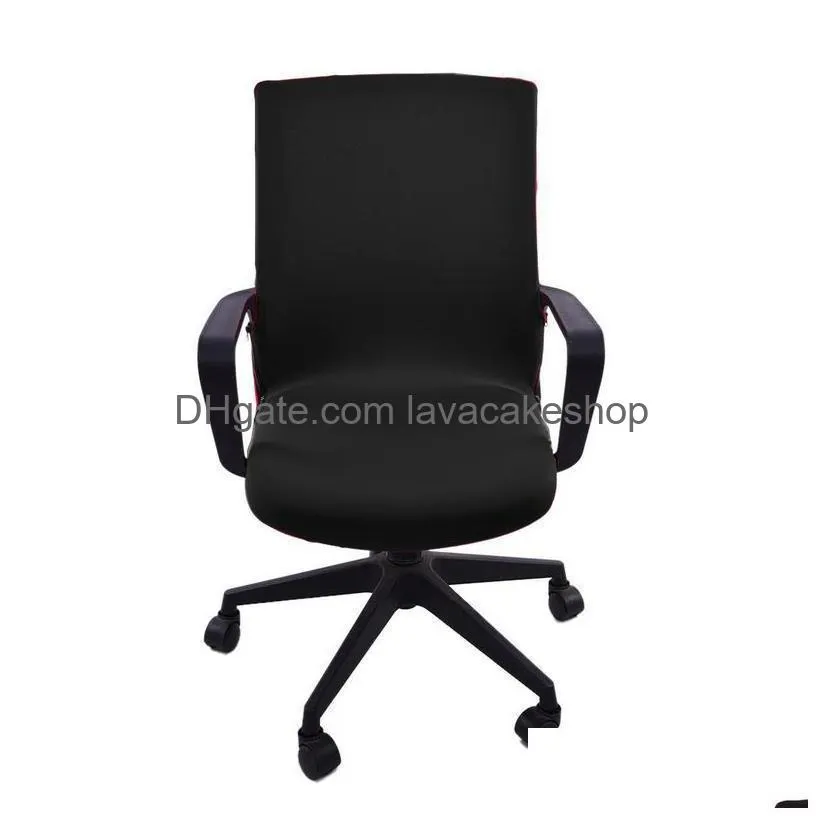 office chair cover swivel chair computer armchair protector executive task slipcover internet bar back seat cover so y200104