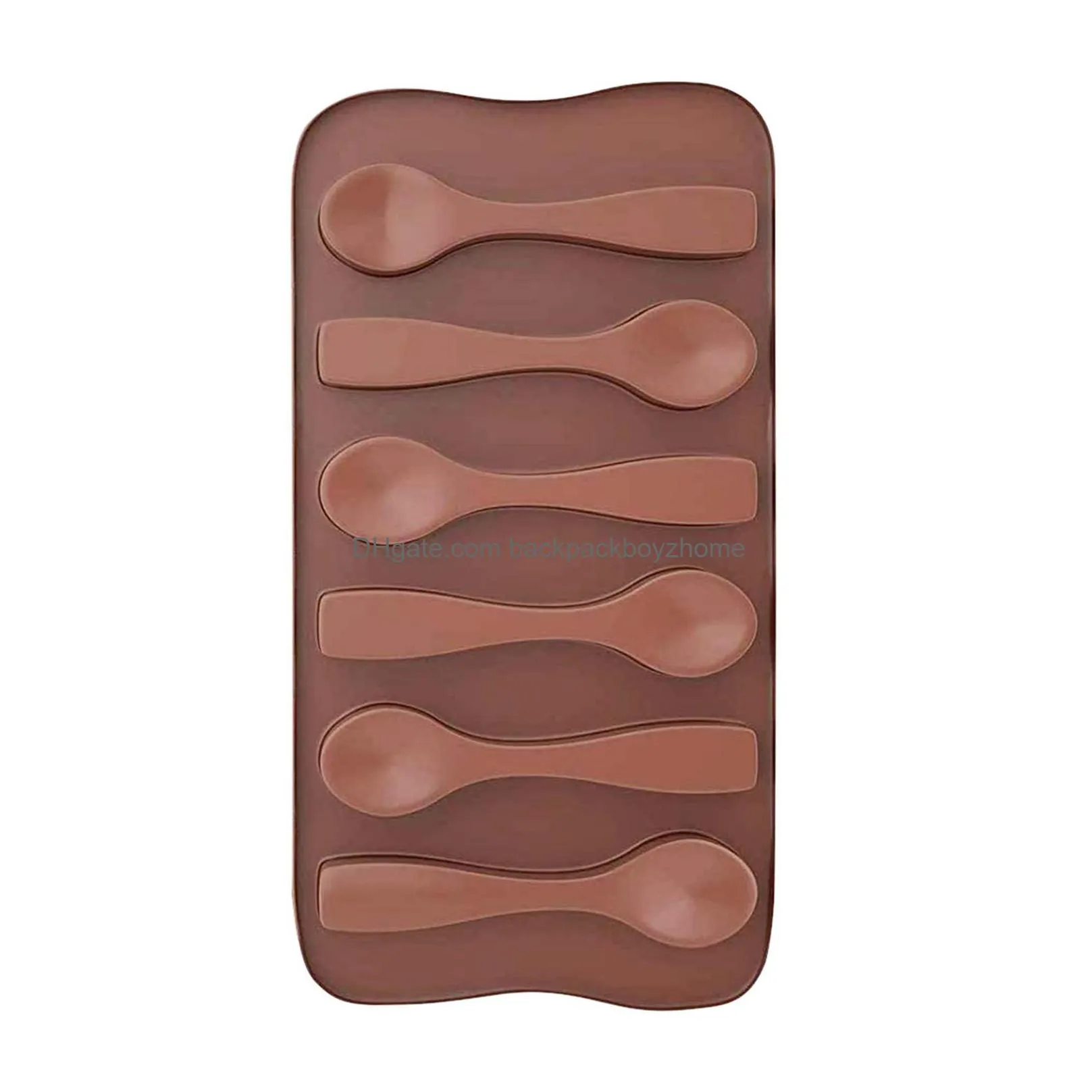 spoon chocolate mold silicone cake molds party decor candy mould