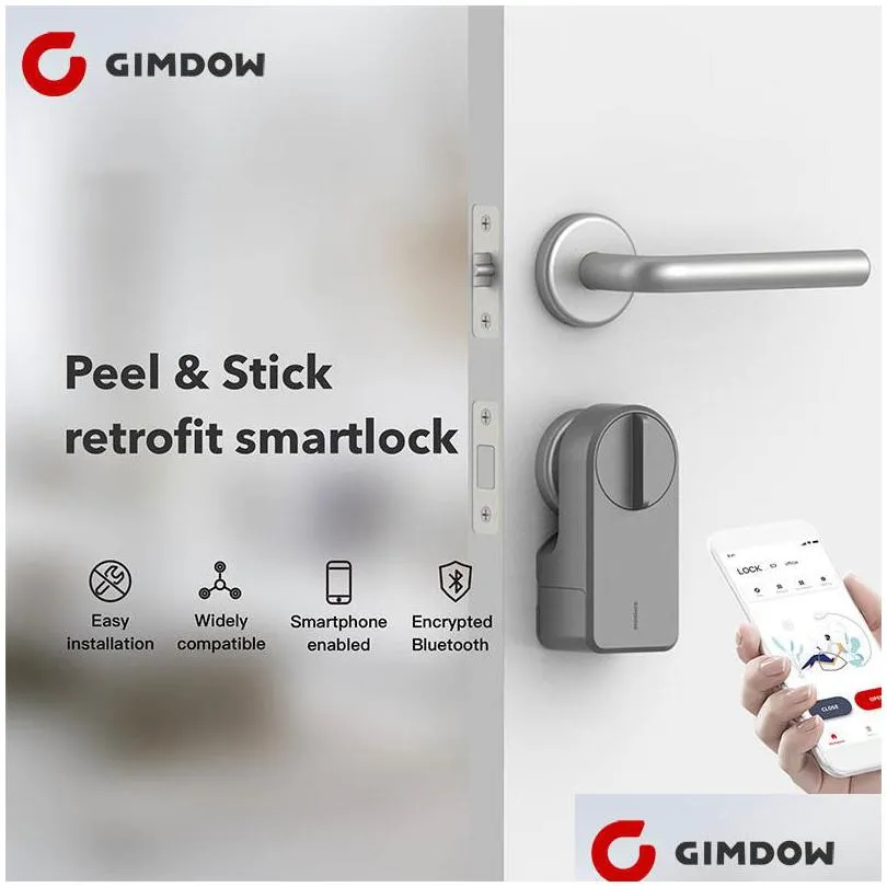 for airbnb gimdow smart door include password disk hotel electric bolt bluetooth lock y200407
