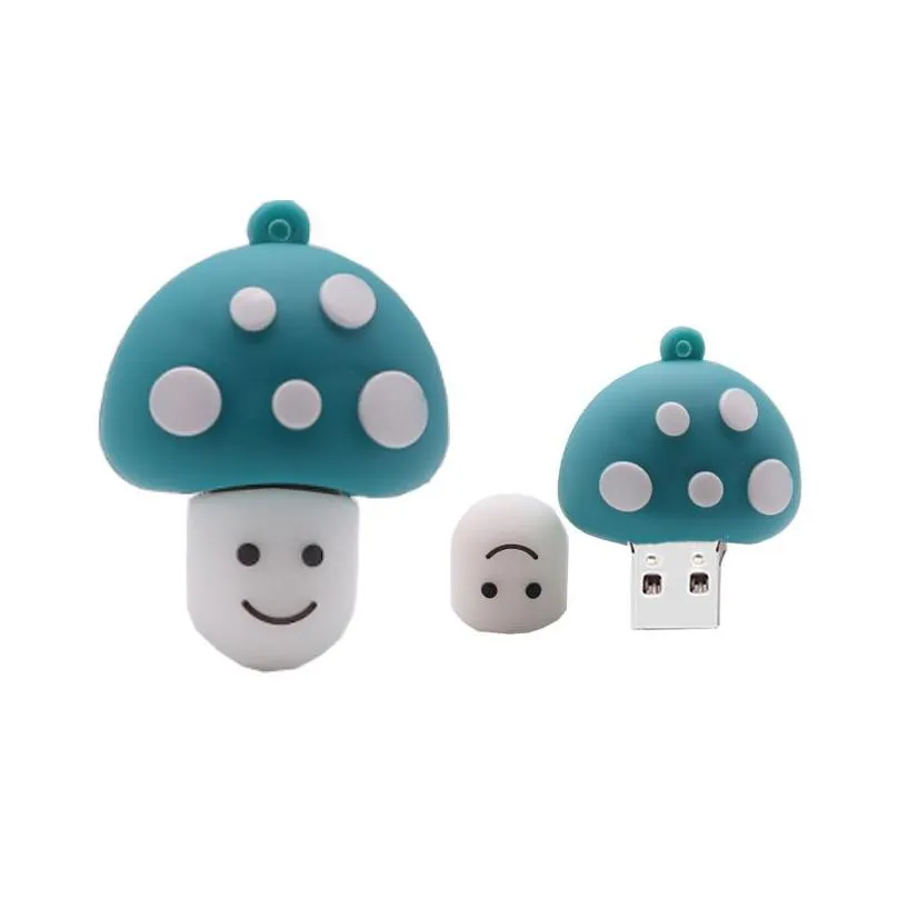 flash drive cute cartoon mushroom pen drive 4g 8gb 16gb 32gb 64gb 128gb memoria usb stick mini computer gift pendrive cle usb2.0