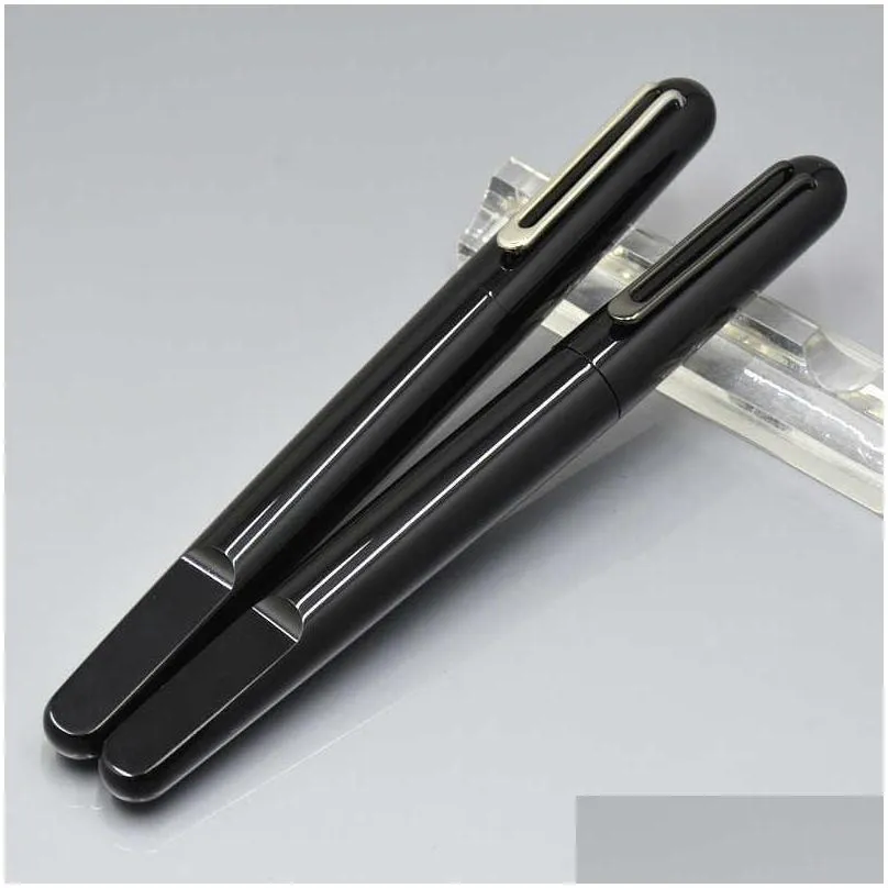 pens promotion magnetic high quality m series roller ball pen red black resin and plating carving office school supplies as gift