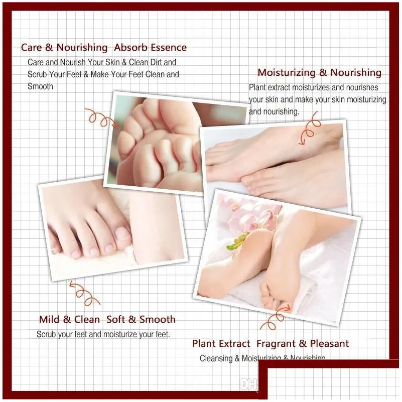 bioaqua foot care massage cream peeling exfoliating moisturizing foot spa beauty remove dead skin foot cream