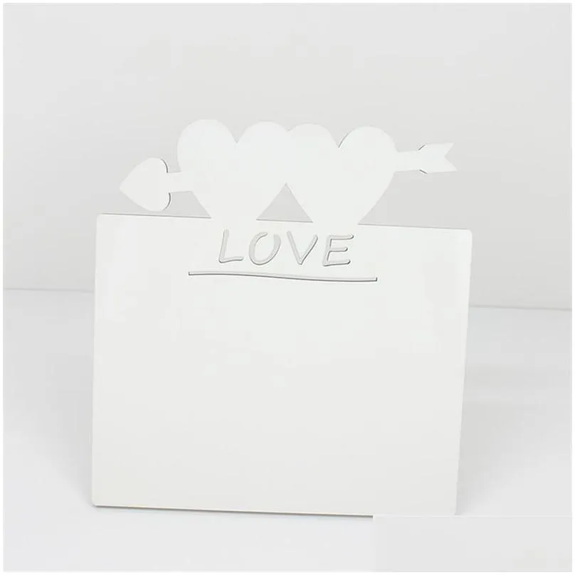 blank sublimation frames mdf wooden thermal transfer phase plate love heartshape diy valentines day gift drop wholesale