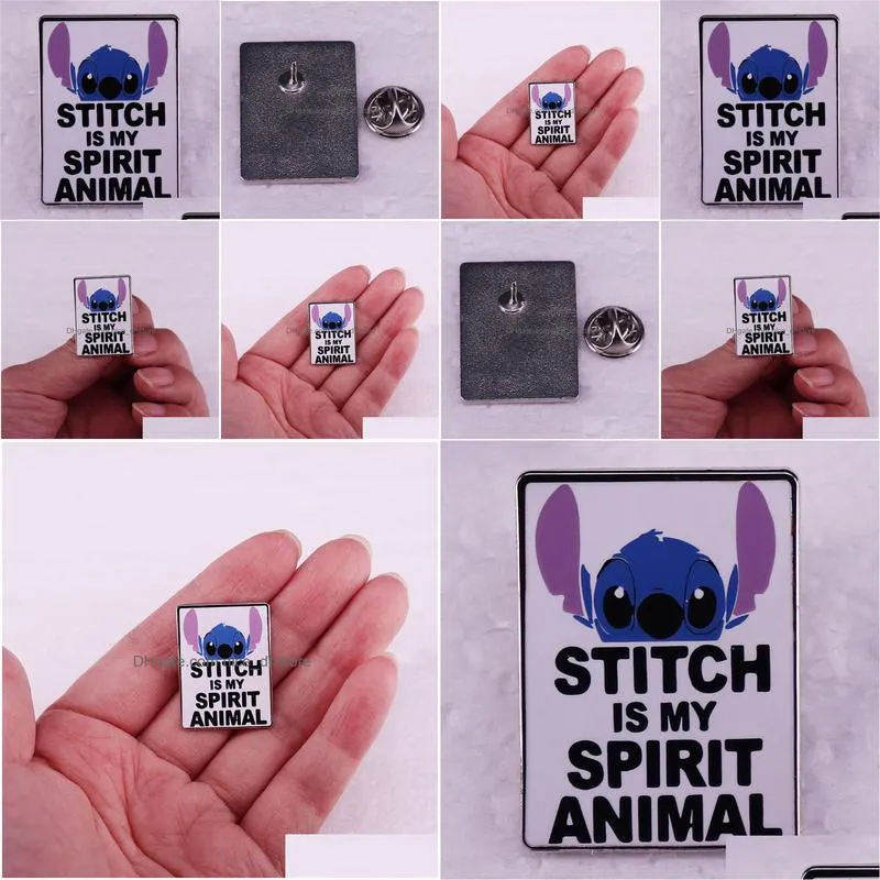 blue stipa baby spiritual animal brooch badge good friend gift pin badges