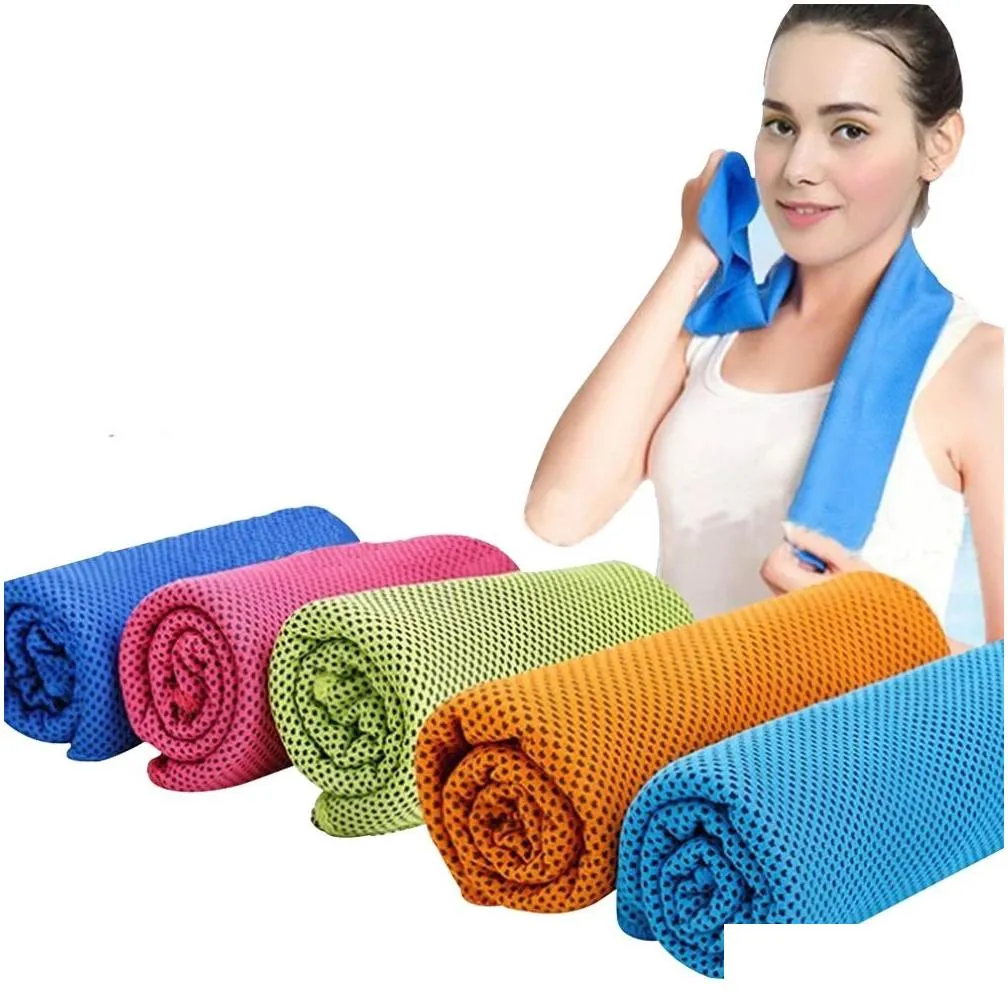 sports quickdrying cooling towel swimming gym travel cycling summer cold feeling sport towels to take carry sxjun21