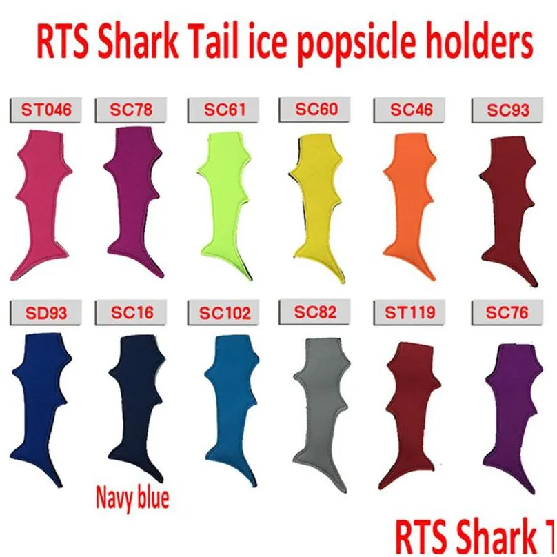 popsicle sleeves reusable ice bag ice cream tools mermaid lobster crocodile shark zer holders