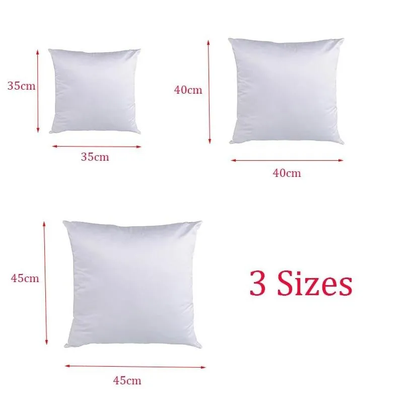 personalized white blanks peach skin pillow case sublimation textile home sofa cushion covers design pattern decor