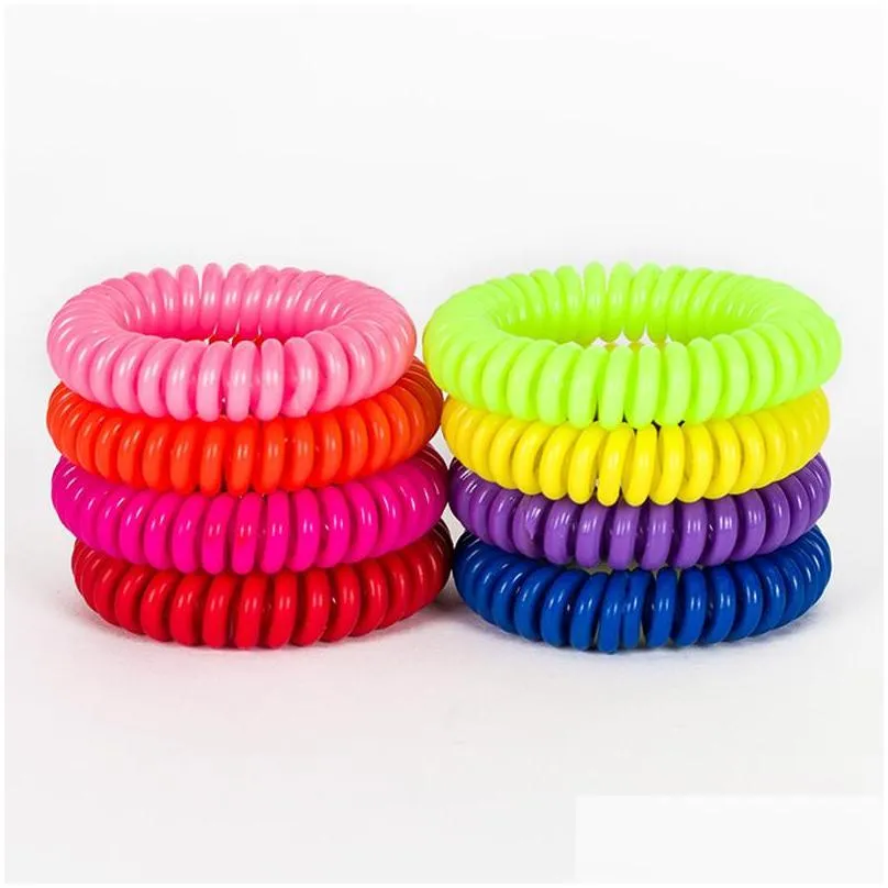 natural mosquito repellent bracelet pest control waterproof spiral wrist band outdoor indoor insect protection