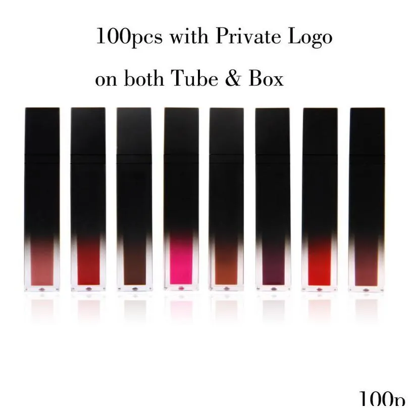 lipstick wholesale makeup 8 colors matte moist liquid velvet nude 24 long lasting waterproof tint custom private label vendor