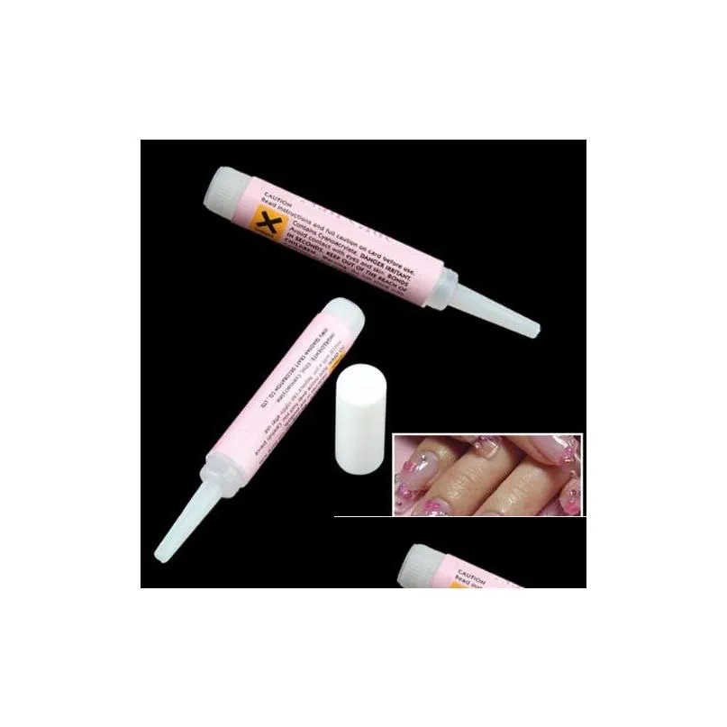 10pcs mini beauty nail glue false art decorate tips acrylic glue nail accessories 2g high quality nail glue fm88