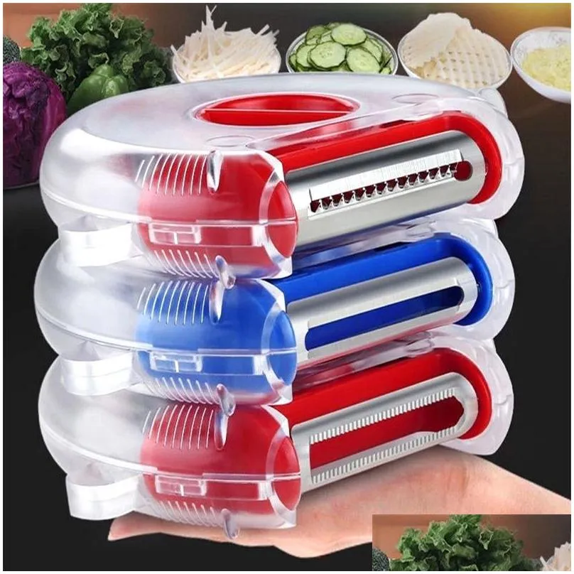 vegetables peeler fruit shredding tool 3 in 1 stainless steel blade kitchen tools