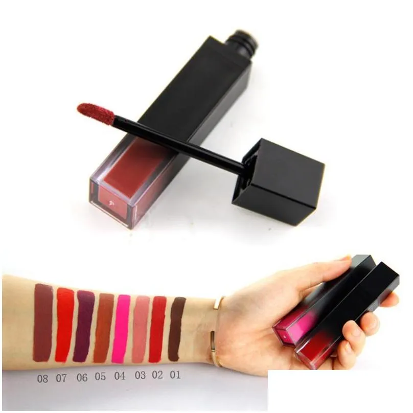 lipstick wholesale makeup 8 colors matte moist liquid velvet nude 24 long lasting waterproof tint custom private label vendor