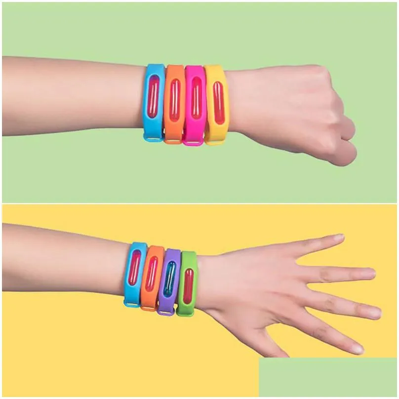 kids mosquito repellent bracelet pest control band antimosquitos silicone wristband