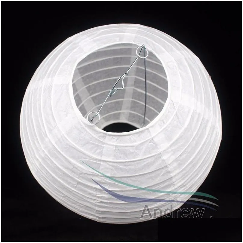 10pcs 6810121416 inch japen style round white paper lanterns lampion ball diy pattern for wedding festival party decoration1