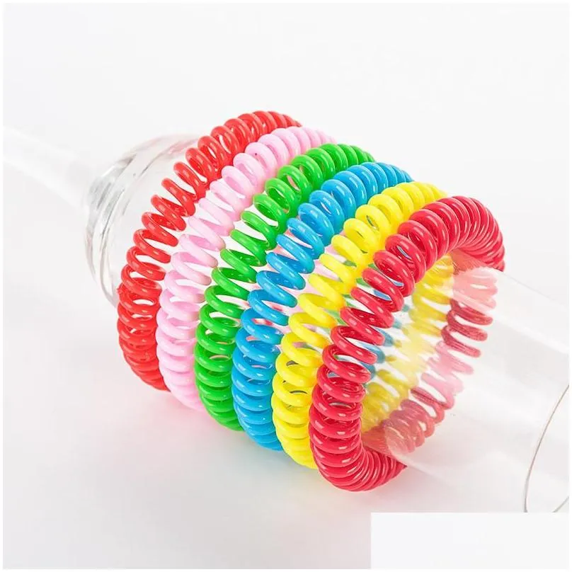 natural mosquito repellent bracelet pest control waterproof spiral wrist band outdoor indoor insect protection