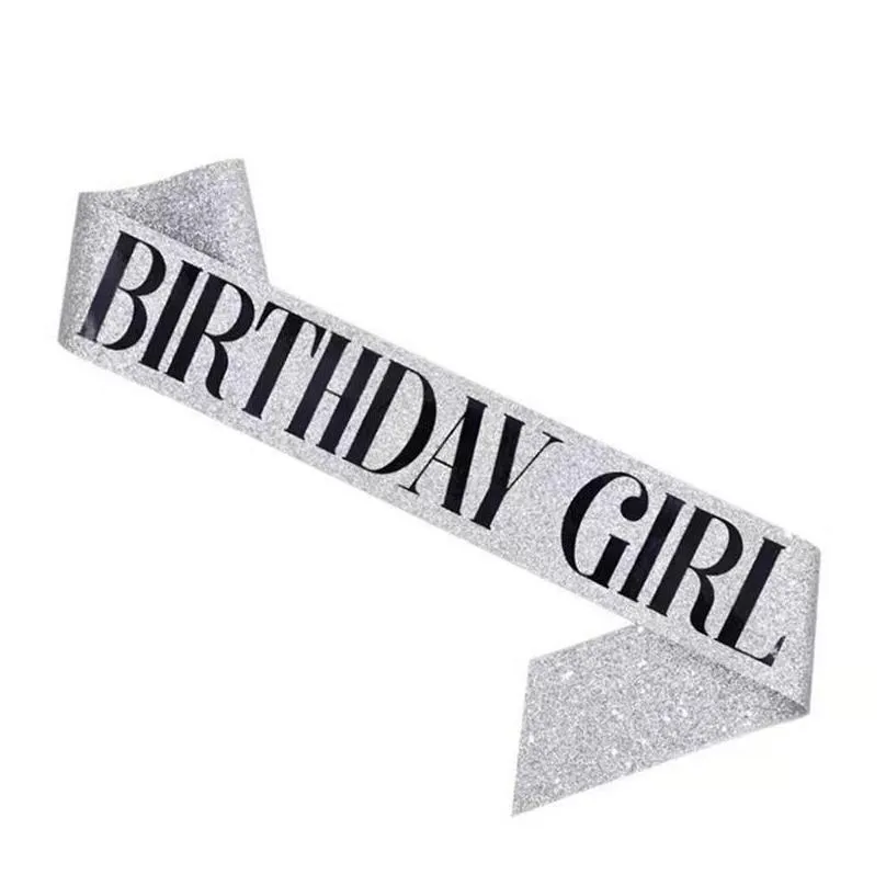 3 colors fashion birthday partys shoulder strap girl party decoration etiquette belt 2 styles princess ribbon 160x9.5cm