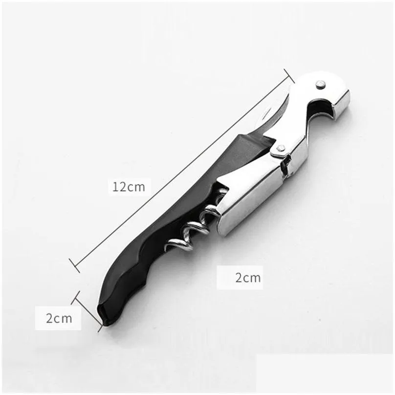 pulltap double hinged corkscrew waiter wine tool bottle opener sea horse corkscrew knife