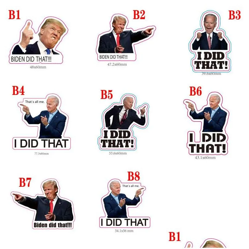 lets go brandon flags sticker for car trump prank biden pvc stickers