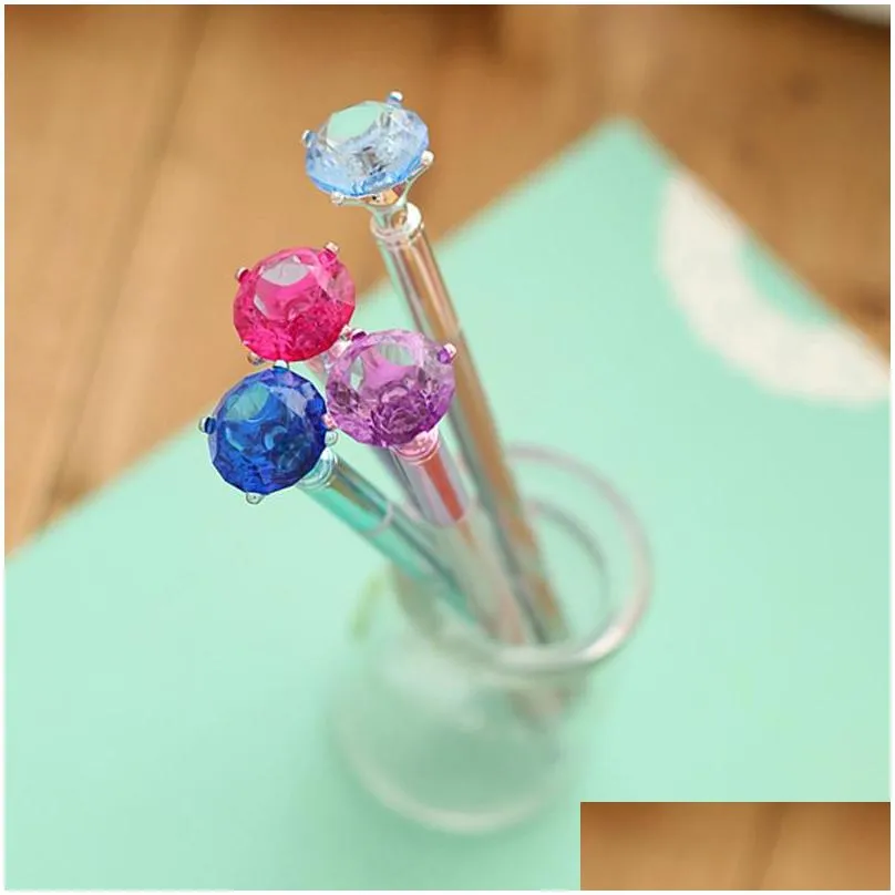 cute gel pens 0.5mm creative kawaii colored plastic neutral for kids writing school office supplies stationery1gel