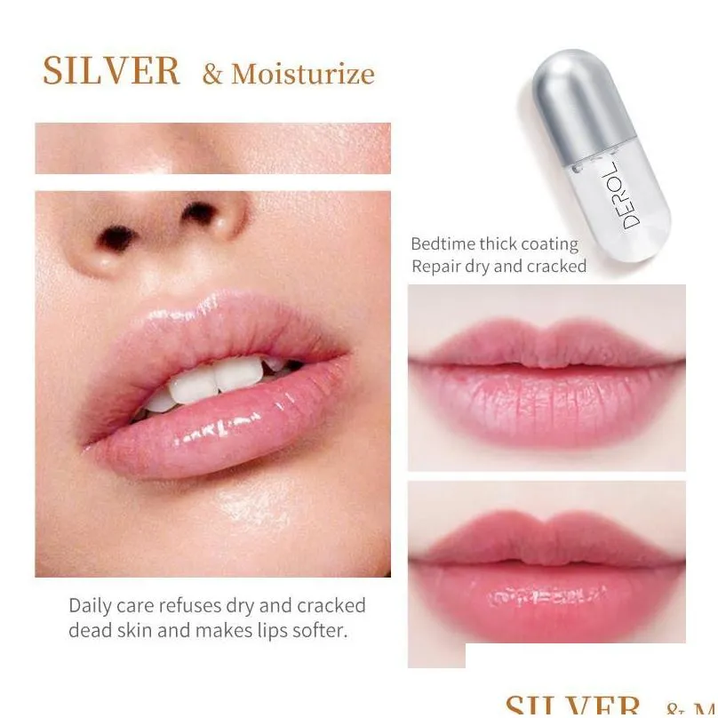 lip gloss 2pcs/set ginger mint plumping mineral oil moisturizing care essence serum makeup liquid lipsticks cosmetic