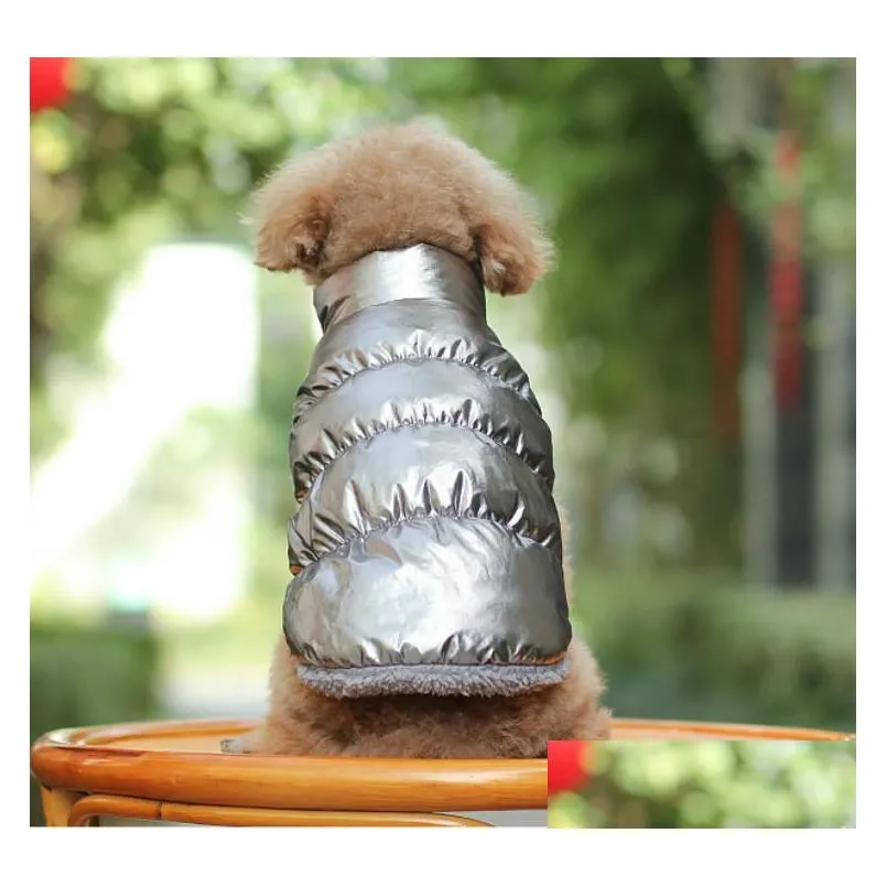 windproof winter clothes dog vest down jacket padded puppy small dogs clothes warm chihuahua outfit yorkie apparel pet supplies