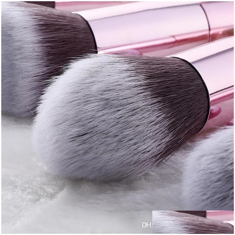 10 pcs wet and wild series makeup brush hand thumb handle brush set beauty tools foundation brushes multifunction brush set