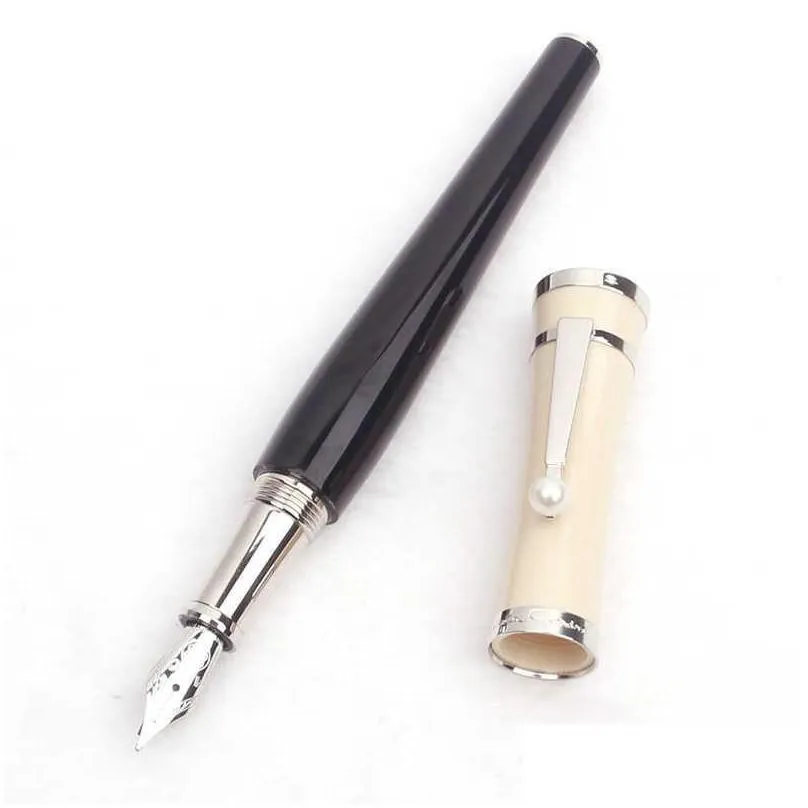 pen garbo with cute pearl clip office stationery gel ink fashion design roller ball pens promotion gift