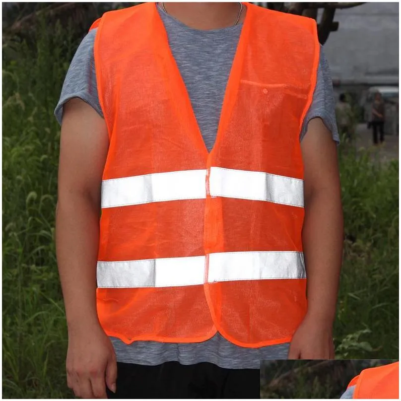 visibility working safety construction vest warning reflective traffic working vest green reflective safety traffic vest 2 colors