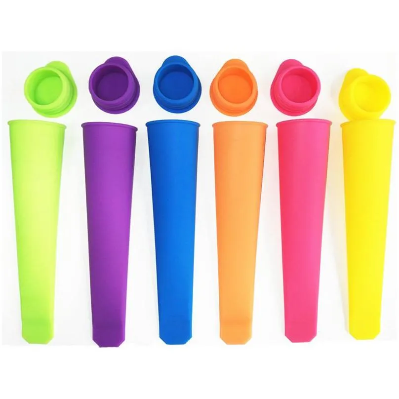 popsicle mold silicone colorful ice cube mould diy summer ice cream maker ice  maker mold 