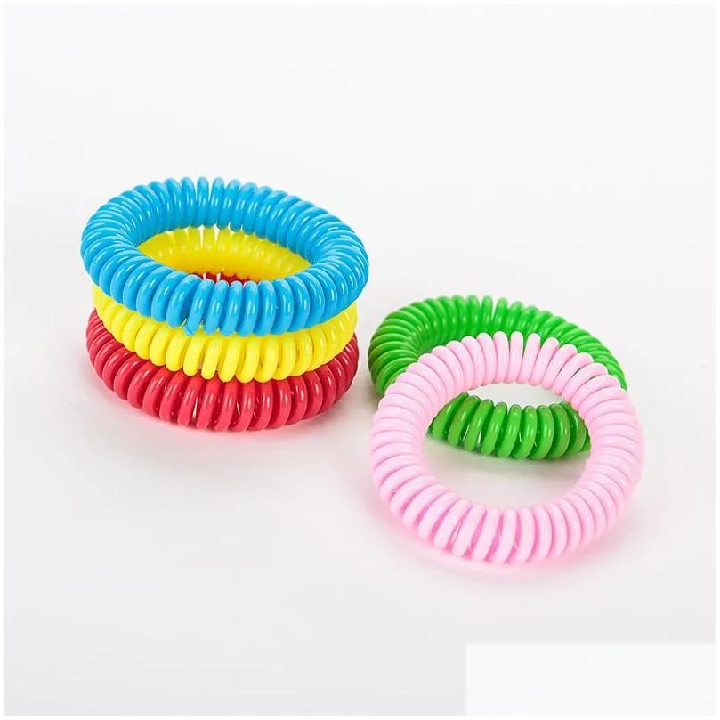 natural mosquito repellent bracelet pest control waterproof spiral wrist band outdoor indoor insect protection