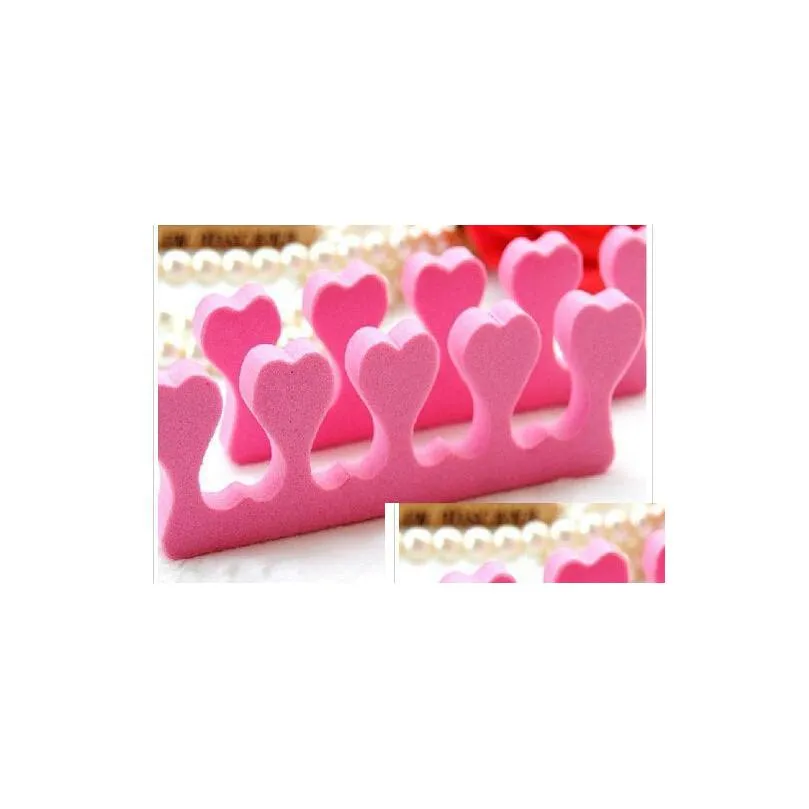 wholesaletoe separators new arrival pricefinger toe soft separator nail art pedicure tools ship