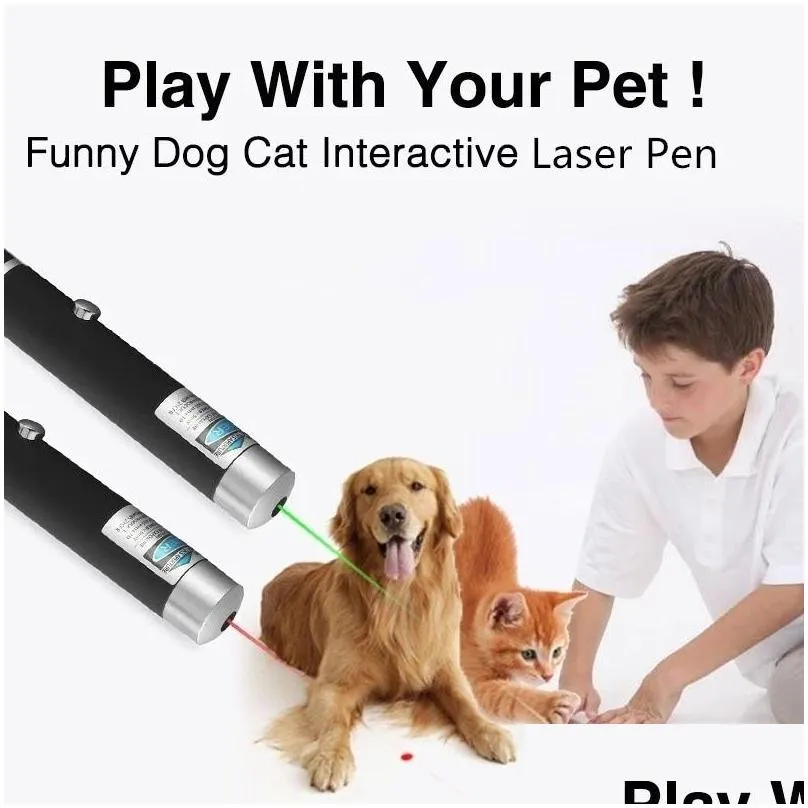 5mw laser pointer pen party favor outdoor camping teaching conference supplies funny cat toy creative gift