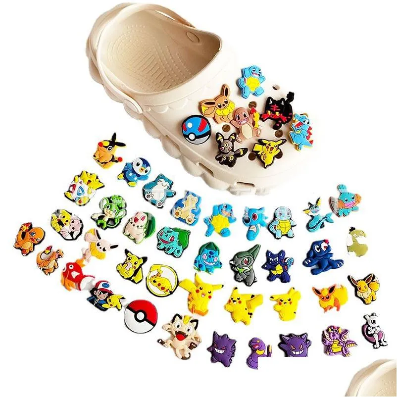 anime charms wholesale childhood memories game baby elf cartoon croc charms shoe accessories pvc decoration buckle soft rubber clog charms fast