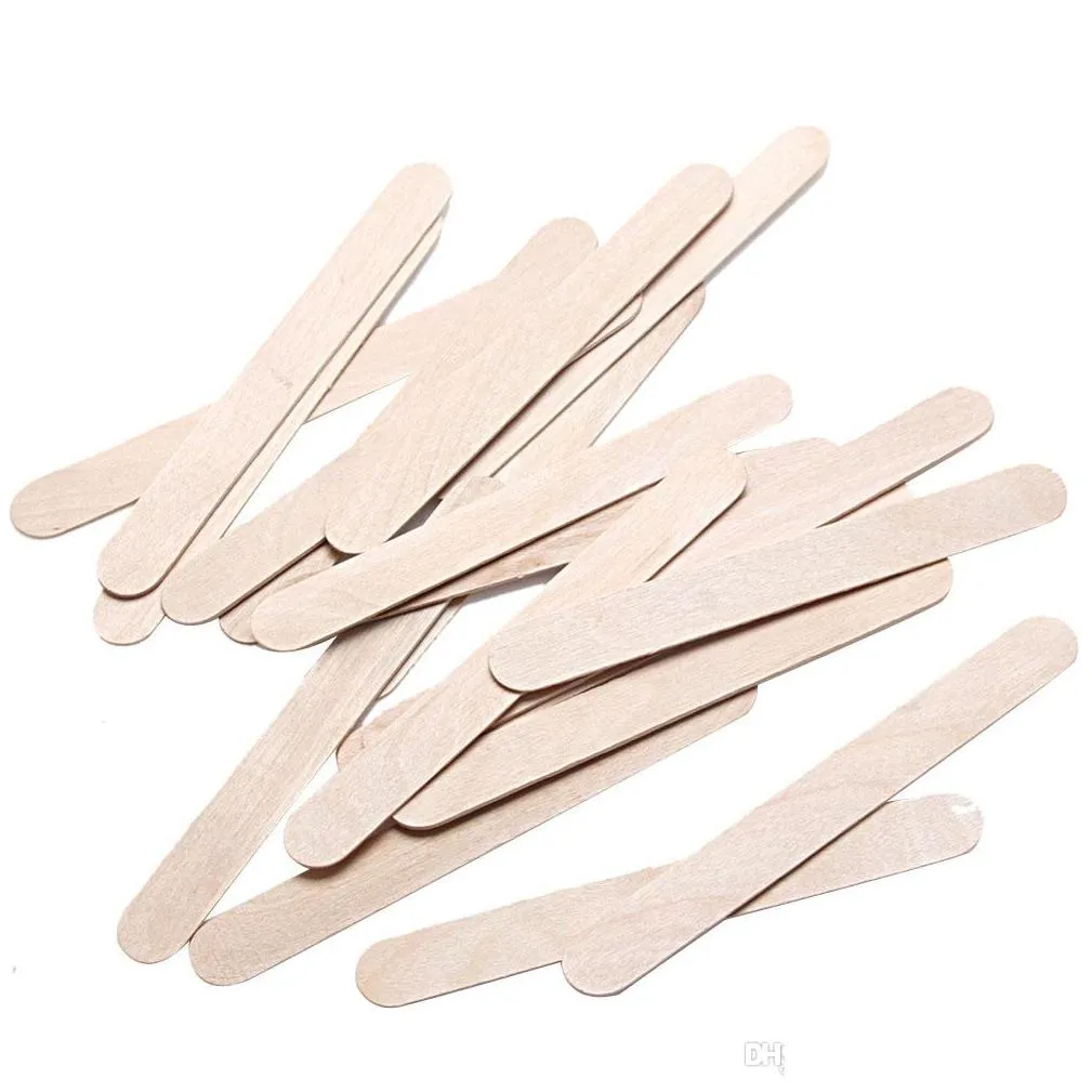 wooden spatulas body hair removal sticks disposable salon hairs epilation tools pretty wax waxing stick