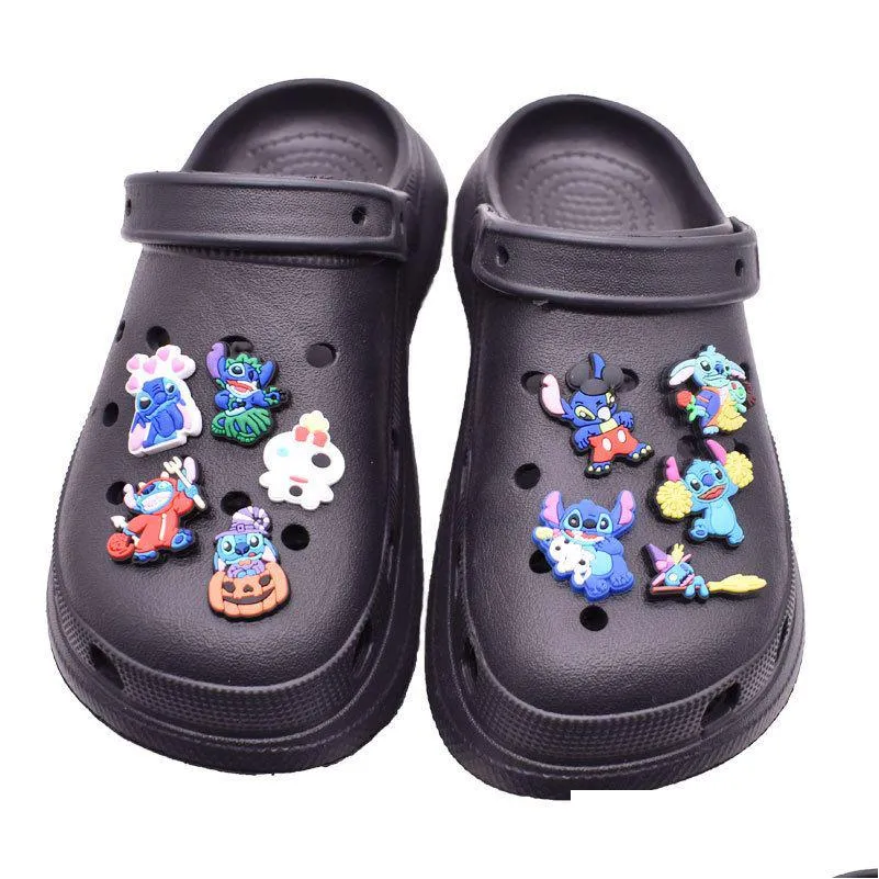 anime charms wholesale childhood memories baby elf funny gift cartoon croc charms shoe accessories pvc decoration buckle soft rubber clog charms fast