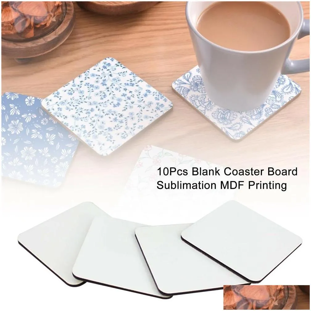 sublimation blank coasters diy customized round shape natural cork coaster coffee tea insulation sublimation cup pad slip sxjun1